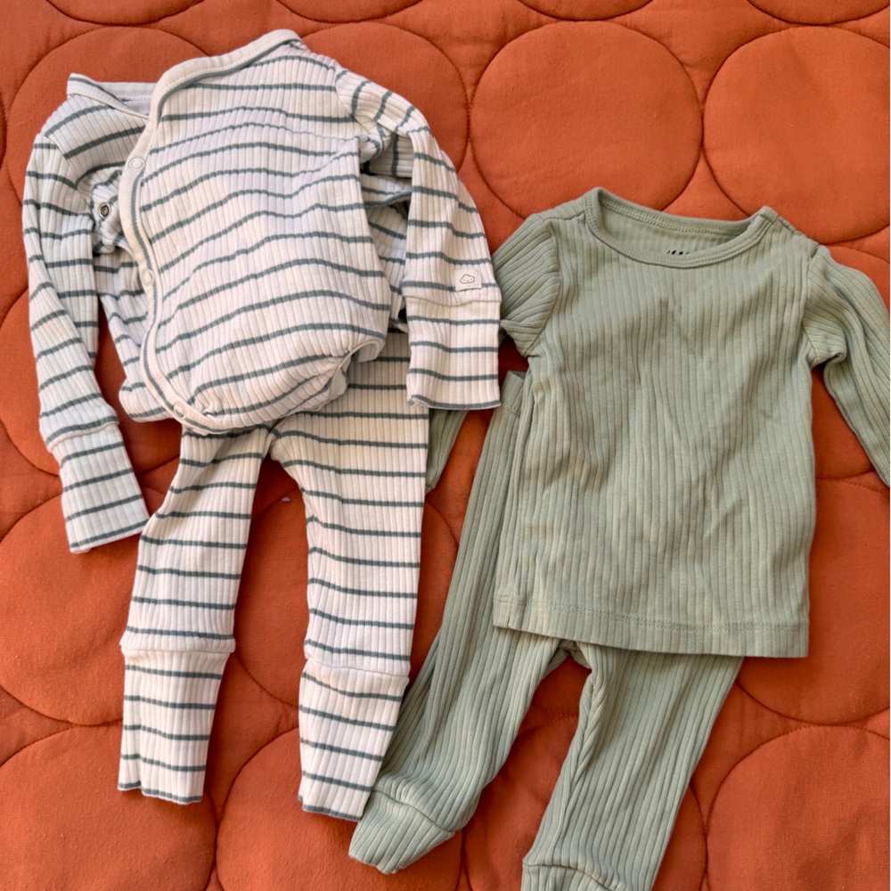 H&M Baby Matching Sets Green 3M